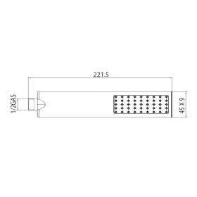 Душевой гарнитур Bossini Flat-One C55 ФОТО