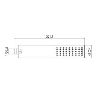 Душевой гарнитур Bossini Flat-One C55 схема 5