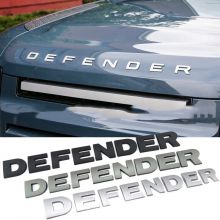 Надпись DEFENDER на капот, 3 варианта цвета