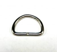 Полукольцо 15х10 мм (2,2мм) никель роллинг