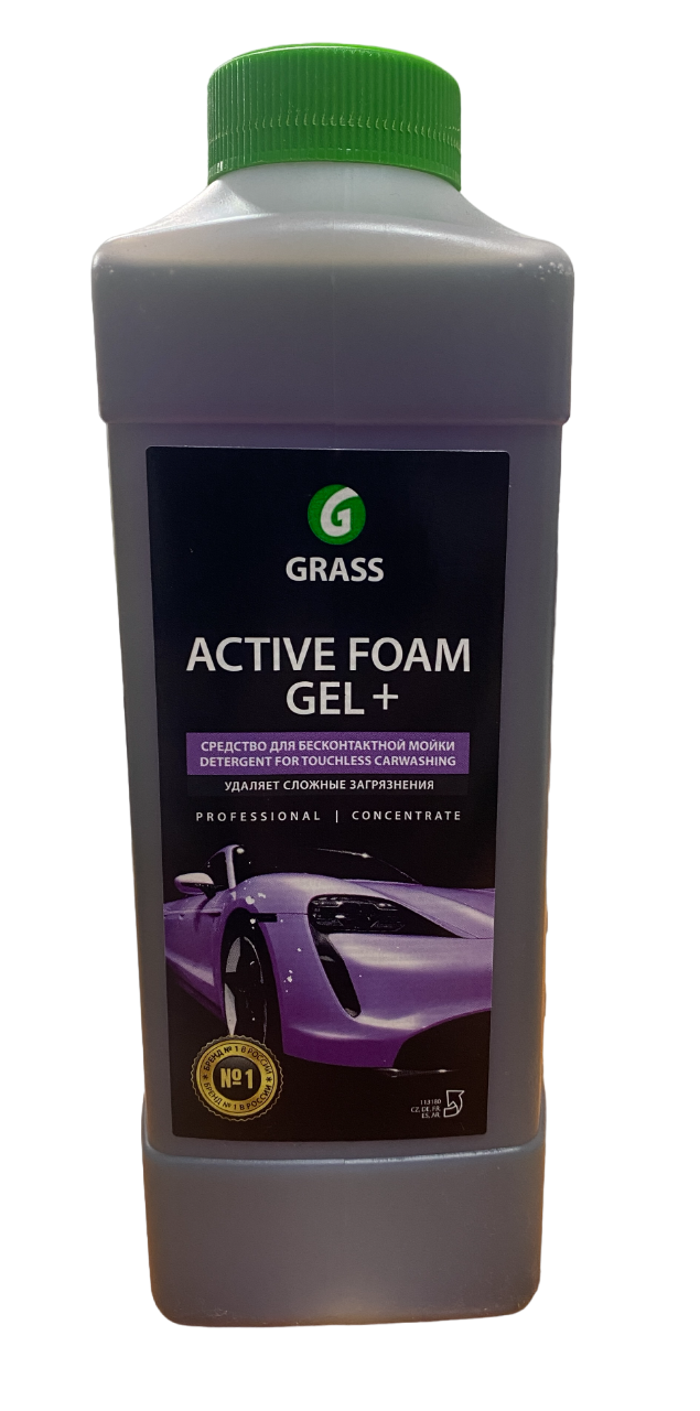 113180 Grass Шампунь Active Foam GEL+ для бесконтакной мойки концентрат 1л