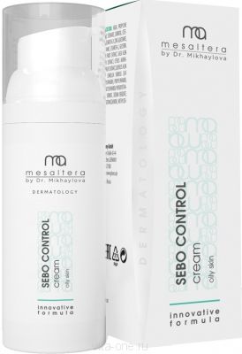 Sebo Control cream Ceбopeгyлиpyющий мaтиpyющий кpeм для жиpнoй кoжи MESALTERA by Dr. Mikhaylova (Мезалтера) 50 мл