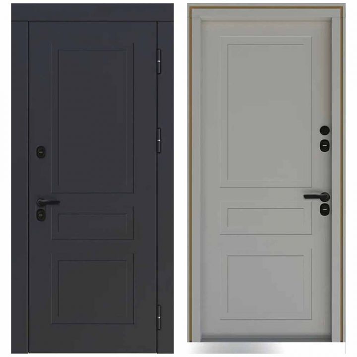 Дверь Сибирь ТЕРМО Премиум Графит CommandDoors
