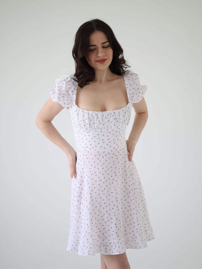 Платье Tenere из муслина в цветочек