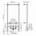Инсталляция для биде Aller 10BDT.020 WasserKRAFT