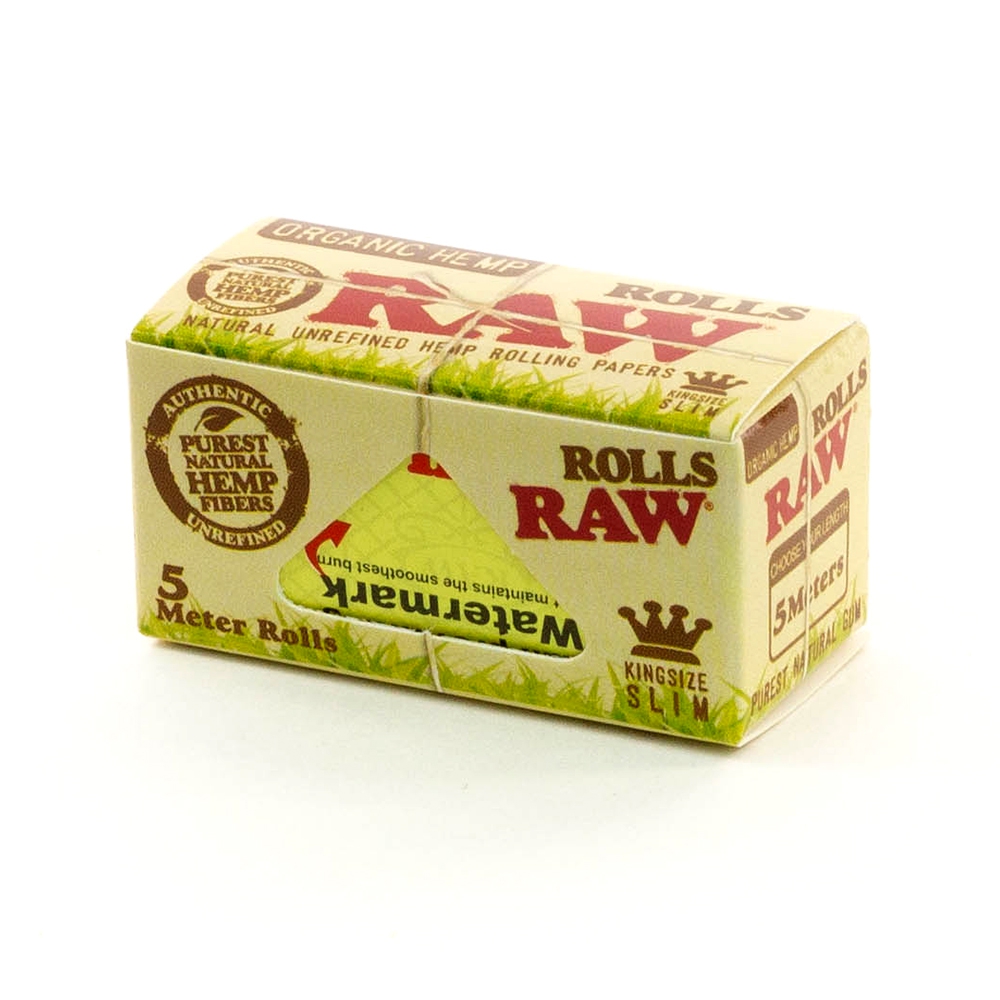 Бумага для самокруток в рулоне Raw Organic Rolls 5m