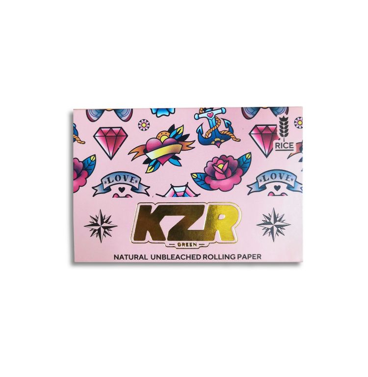 Бумажки для роллинга с типсами KZR Tattoo+tips 1 1/2
