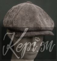 Кепка вельветовая восьмиклинка Velveteen коричневая
