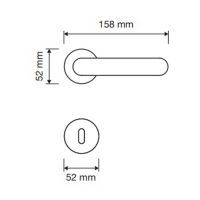 Ручка Linea Cali  Luce RO 023 схема