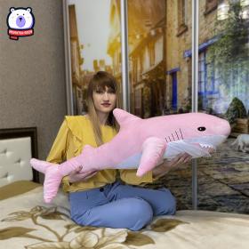 Акула 100см Розовая