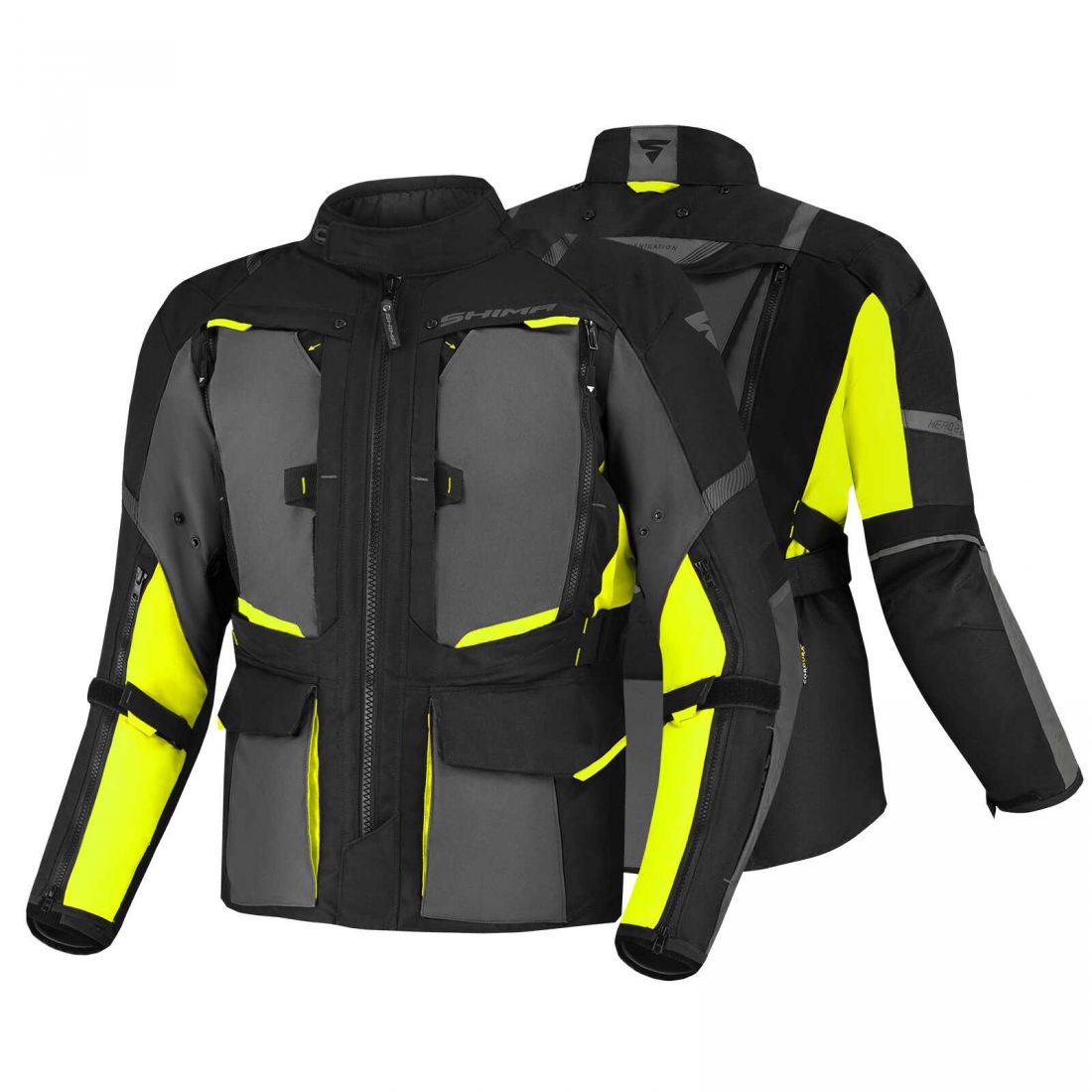 Мотокуртка туристическая SHIMA HERO 2.0 MEN FLUO