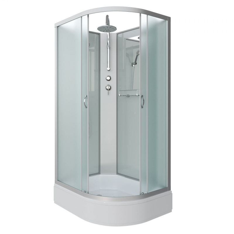Душевая кабина Niagara NG-33984-14LBKT 90х80, средний поддон