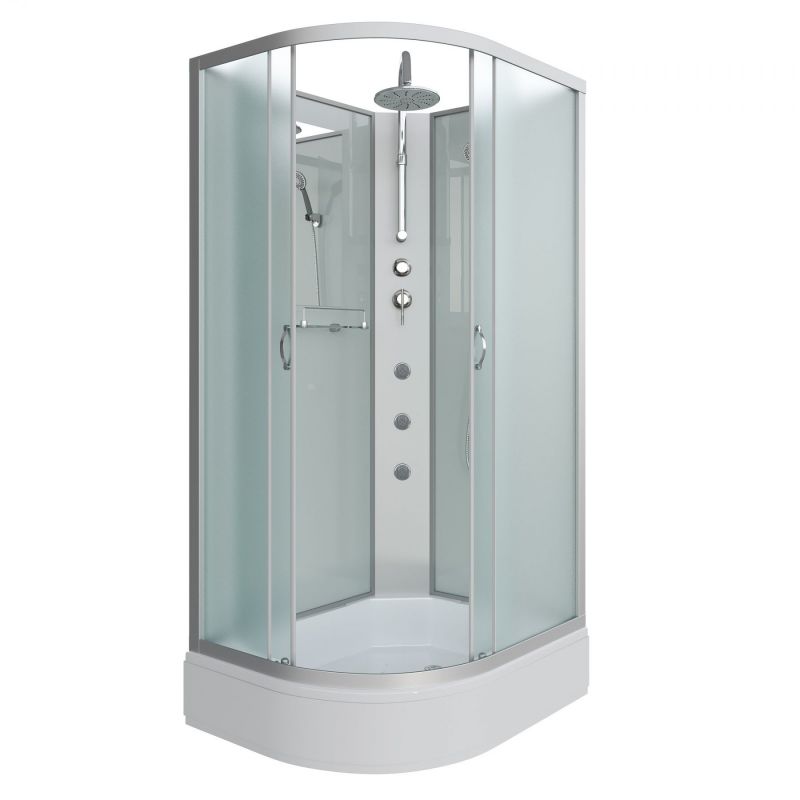 Душевая кабина Niagara NG-33094-14RBKTG 100х90 средний поддон