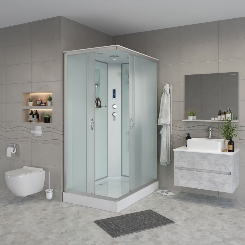 Душевая кабина Niagara NG-43085-14QP 100х80 низкий поддон
