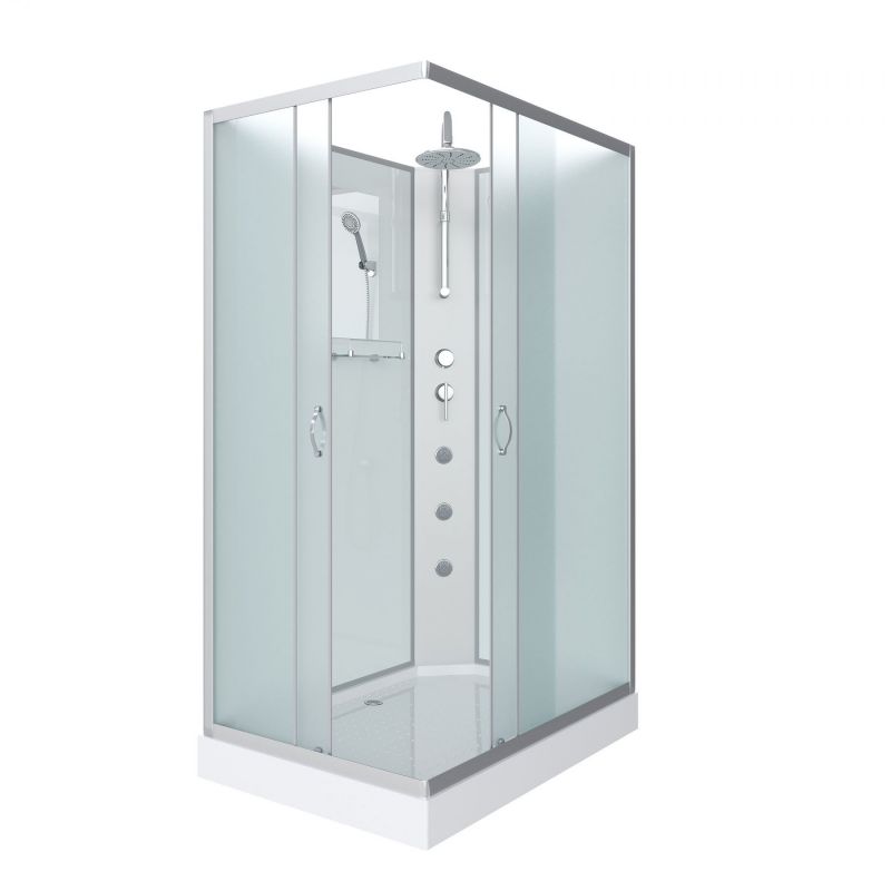 Душевая кабина Niagara NG-43285-14QBKTG 120х80 низкий поддон