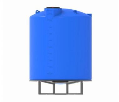 Емкость TOR 10000л на конусном основании (полный слив)