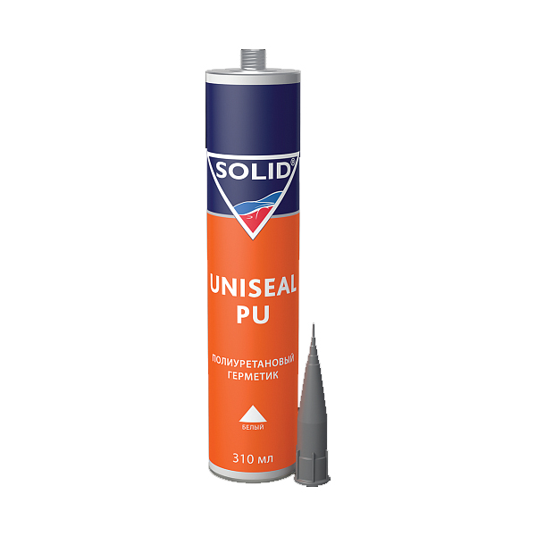 Solid UNISEAL PU Полиуретановый герметик, белый, 310мл.