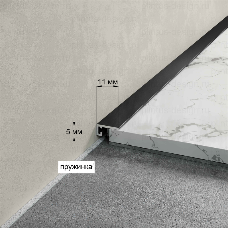 Микроплинтус Micro 11 Mini Laconistiq белый