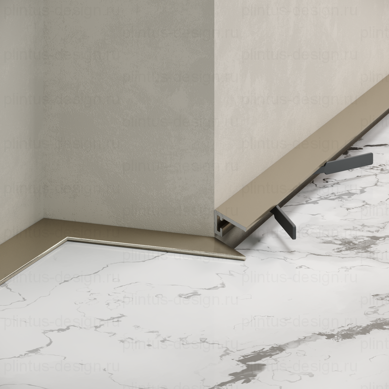 Микроплинтус Micro 11 Mini Laconistiq светлое золото