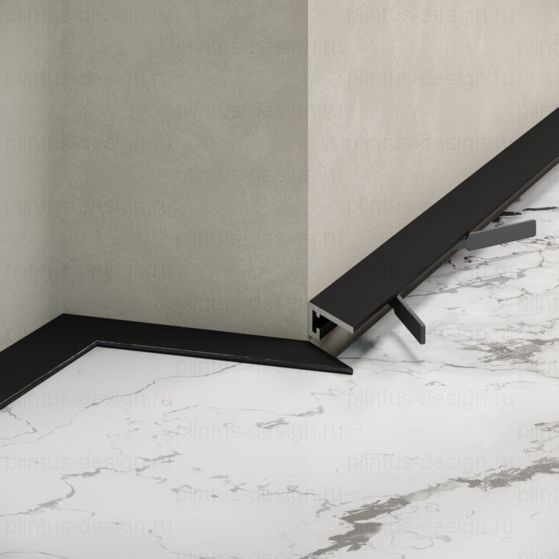 Микроплинтус Micro 11 Mini Laconistiq чёрный