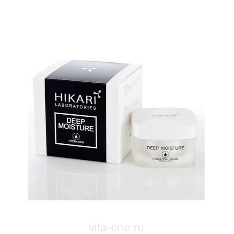 DEEP MOISTURE Cream Дневной увлажняющий крем, сохраняющий молодость кожи SPF15 Hikari (Хикари) 50 мл