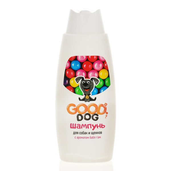 Шампунь для собак и щенков Good Dog с ароматом Bubble Gum 250 мл