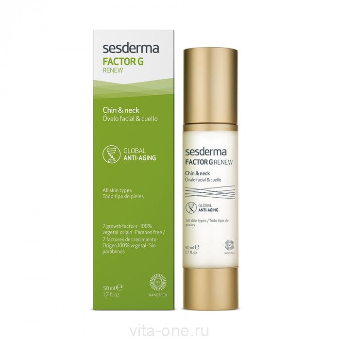 FACTOR G RENEW Oval face & neck – Средство омолаживающее для овала лица и шеи Sesderma (Сесдерма) 50 мл