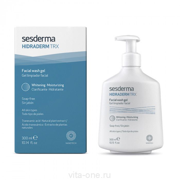 HIDRADERM TRX Facial wash gel – Гель очищающий увлажняющий для лица Sesderma (Сесдерма) 300 мл