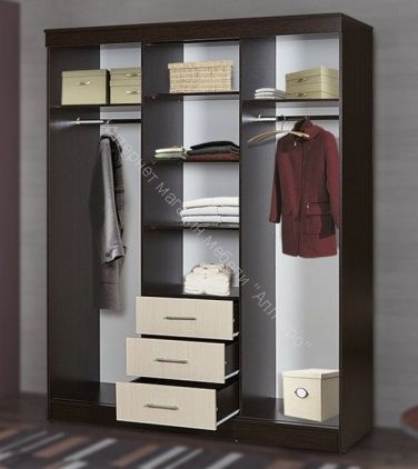 Шкаф-купе "Фиеста 2" Белый (Регион 058)