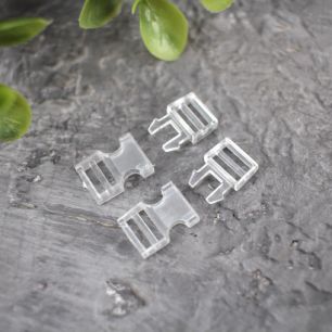 Застежка-фастекс мини 10*8 мм. (набор из 5 шт.), прозрачный