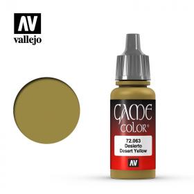 Краска Vallejo Game Color - Desert Yellow (72.063)