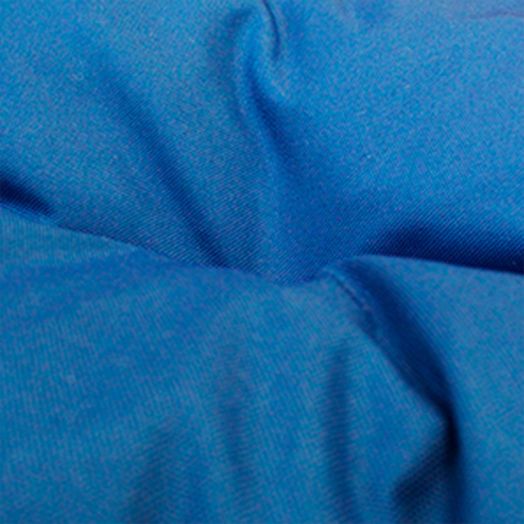 МГПК2-12-10 Подвесное кресло ДЛЯ ДВОИХ с ротангом коричневое, синяя подушка