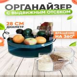 Вращающийся органайзер для специй с ложками