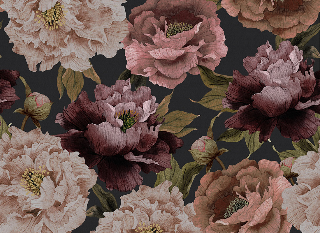 Floral Affair Black