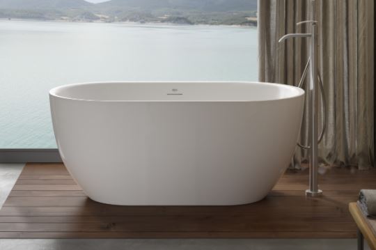 Овальная ванна Jacuzzi Chic 150 отдельностоящая 150x80 схема 8