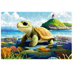 деревянный пазл Черепаха - Yoshatoys