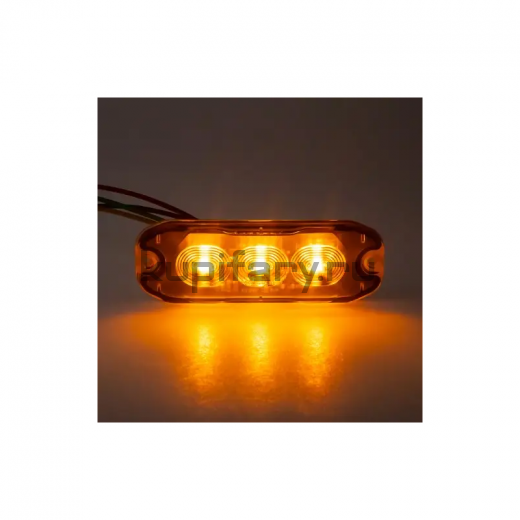 Оранжевая фара-вспышка 3 LED диода ST1726