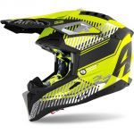 Airoh Aviator 3 Wave Yellow Matt шлем для мотокросса и эндуро