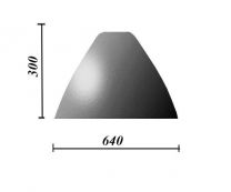 Ограничитель парковочный (усеченная полусфера)