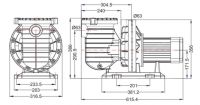 Насос с префильтром 21 м3/ч Atlaspool Best 1,1 кВт 220 В