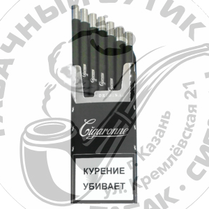 Сигареты Cigaronne Super Slims Black 100mm NEW