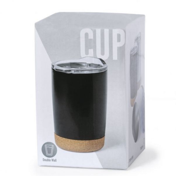 Термокружка Nate Cork Black