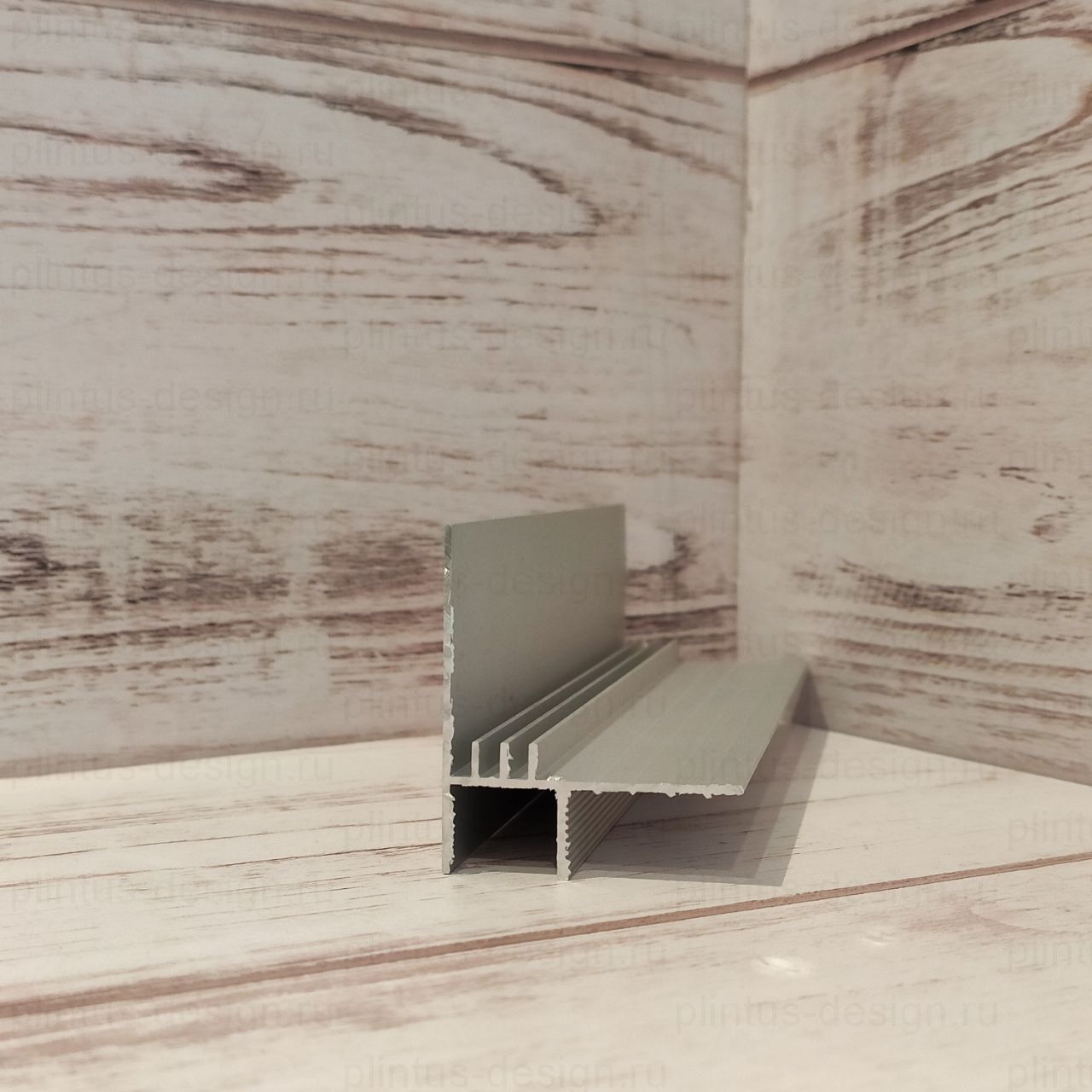 7284.01 теневой потолочный профиль Декопрофиль серебро матовое