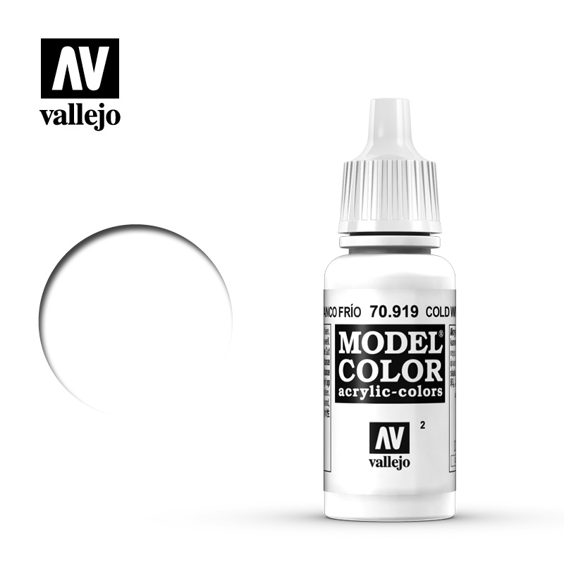 Краска Vallejo Model Color - Cold White (70.919)