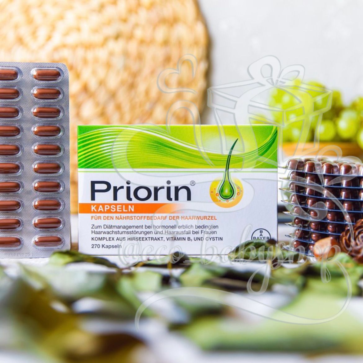 Витамины для роста волос Priorin 270 капсул