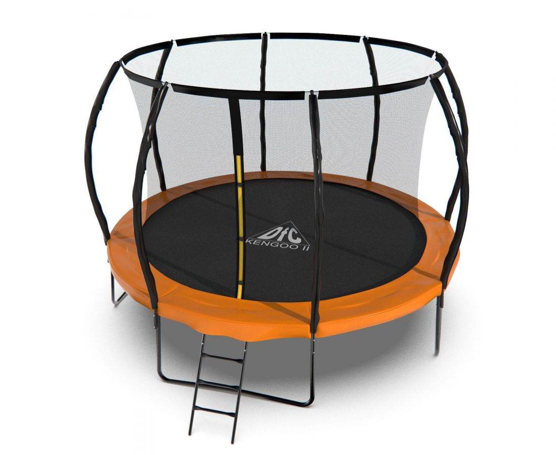 Батут DFC Trampoline Kengoo II с сеткой 12FT-BAS-BO