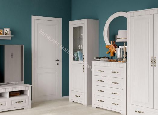 Шкаф-витрина "Прованс" (гостиная)