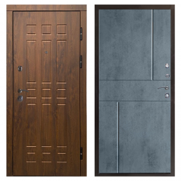 Входная дверь Termo-door Афина Дуб Горизонт бетон темный