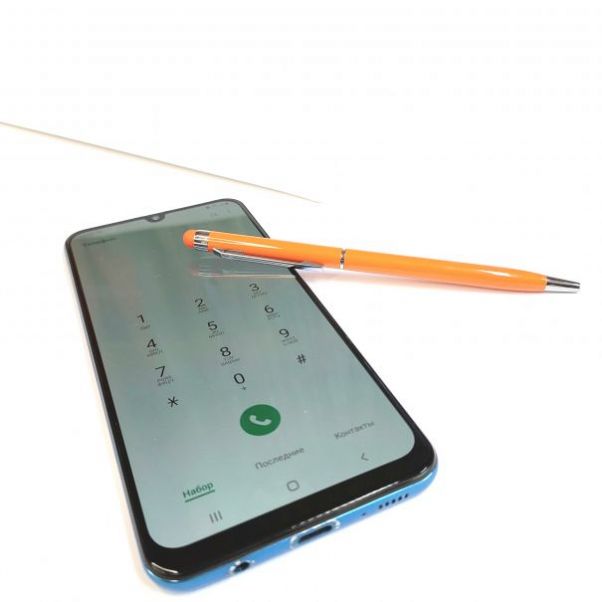 Оранжевые ручки со стилусом TouchWriter