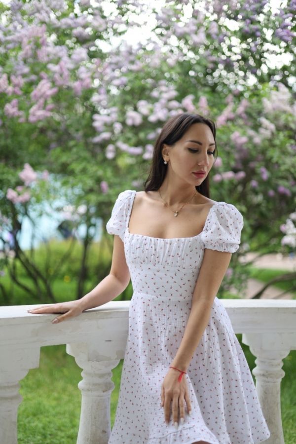 Платье Tenere из муслина в цветочек